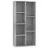  Bibliotecă, gri beton, 50 x 25 x 106 cm, lemn prelucrat