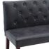  Bancă, gri, 120 cm, velur ecologic