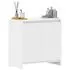  Dulap de baie, alb, 60x33x61 cm, lemn prelucrat