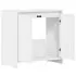  Dulap de baie, alb, 60x33x61 cm, lemn prelucrat