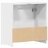  Dulap de baie, alb, 60x33x61 cm, lemn prelucrat