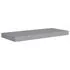  Rafturi de perete suspendate, 2 buc., gri, 60x23,5x3,8 cm, MDF