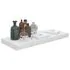  Rafturi de perete, 4 buc., alb extralucios, 60x23,5x3,8 cm, MDF