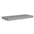  Rafturi de perete suspendate, 2 buc., gri, 60x23,5x3,8 cm, MDF