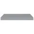  Rafturi de perete suspendate, 2 buc., gri, 60x23,5x3,8 cm, MDF