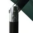 Umbrelă de soare 3 niveluri, stâlp aluminiu, verde, 2,5x2,5 m