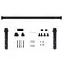  Set glisare ușă mini pentru dulap, oțel carbon, 152 cm