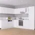  Dulap pentru cuptor Lyon, alb, 60x46x81,5 cm, lemn prelucrat