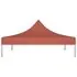  Acoperiș pentru cort de petrecere, cărămiziu, 2 x 2 m, 270 g/m² 