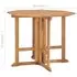  Set mobilier de exterior pliabil, 5 piese, lemn masiv de tec