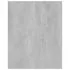  Plăci bibliotecă, gri beton, 4 buc, 40 x 50 x 1,5 cm, PAL
