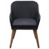  Set mobilier de grădină, 7 piese, negru