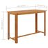 Set mobilier bar de grădină, 9 piese, maro