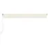  Copertină retractabilă manual cu LED, crem, 600x350 cm