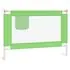  Balustradă de protecție pat copii, verde, 90x25 cm, textil