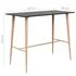  Set mobilier de bar, 7 piese, negru