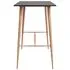  Set mobilier de bar, 7 piese, negru