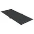  Perne scaun spătar înalt, 2 buc., negru, 120x50x3 cm, textil
