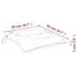  Perne de scaun, 2 buc., gri, 50x50x7 cm, textil oxford
