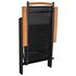  Set mobilier de exterior, 5 piese, negru, aluminiu