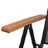 Set mobilier de exterior, 5 piese, negru, aluminiu