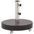  Suport umbrelă de soare, negru, 30 kg, granit, rotund