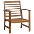  Set mobilier de grădină, 4 piese, lemn masiv de acacia 