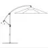  Umbrelă de soare de grădină în consolă, albastru, 3 m