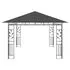  Pavilion cu plasă anti-țânțari, antracit, 4 x 3 x 2,73 m