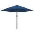 Umbrelă de soare de exterior cu stâlp metalic, azur, 300 cm  