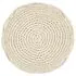  Taburet puf macrame lucrat manual, 45 x 30 cm, bumbac