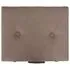  Taburete cu depozitare, 3 buc., maro, material textil