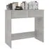  Birou, gri beton, 80x40x75 cm, lemn prelucrat