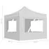  Cort de petrecere pliabil cu pereți, alb, 3 x 3 m, aluminiu