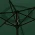 Umbrelă de soare cu stâlp din oțel 3 m, Verde