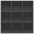  Bibliotecă, negru, 98x29x97,5 cm, lemn prelucrat