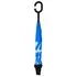  Umbrelă cu mâner în formă de C, negru, 108 cm