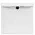  Cutii depozitare cu capace, 4 buc., alb, 28x28x28 cm