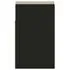  Banchetă pantofar cu pernă, negru, 104x30x49 cm, lemn prelucrat