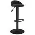  Scaun de bar, negru, catifea