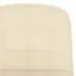  Scaune de bar, 2 buc., crem, material textil
