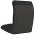  Scaun de podea pliabil, negru, material textil