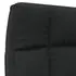  Scaun de podea pliabil, negru, material textil