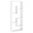  Raft de perete, alb, 36x16x90 cm, lemn prelucrat