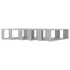  Rafturi de perete cub, 6 buc, gri beton, 60x15x23 cm, PAL