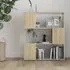  Bibliotecă/Separator cameră, stejar sonoma, 80x24x94 cm, PAL  