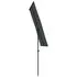  Umbrelă de soare exterior, stâlp aluminiu, antracit, 180x110 cm