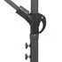  Umbrelă de soare suspendată, verde, 3 m, stâlp de aluminiu