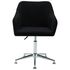  Scaun de birou pivotant, negru, material textil