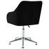  Scaun de birou pivotant, negru, material textil